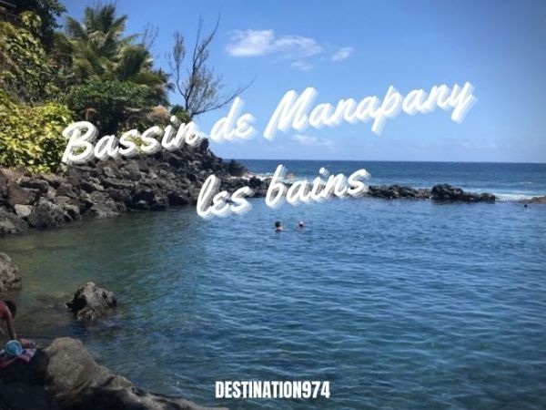 Île de la Réunion. Bassin de Manapany les bains à Saint-Joseph